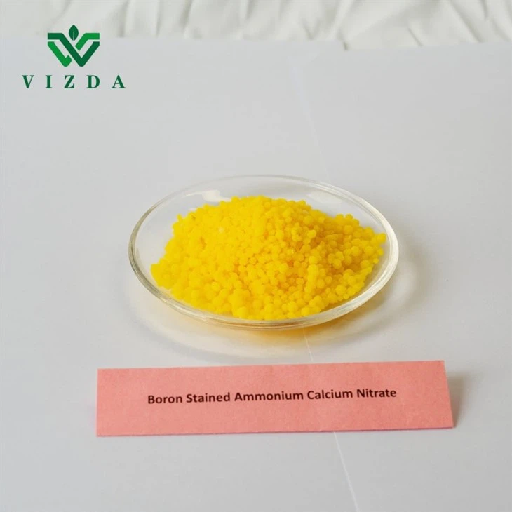 Calcium Ammonium Nitrate Containing Boron
